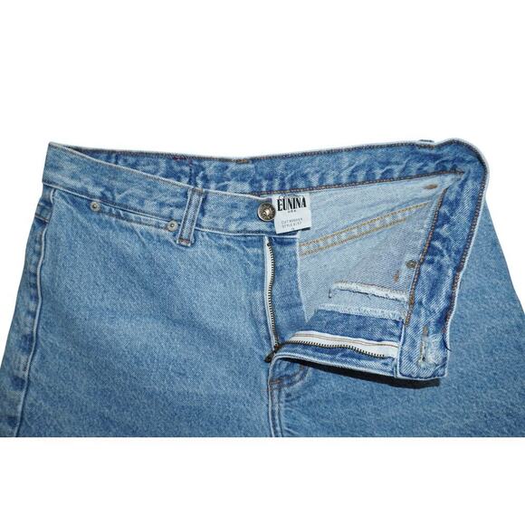 Vintage Eunina High Waist Denim Shorts-9 - Picture 2 of 6